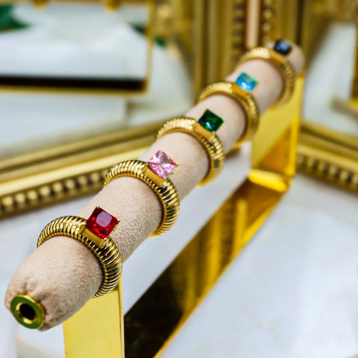 Zoe Snake Gold Ring