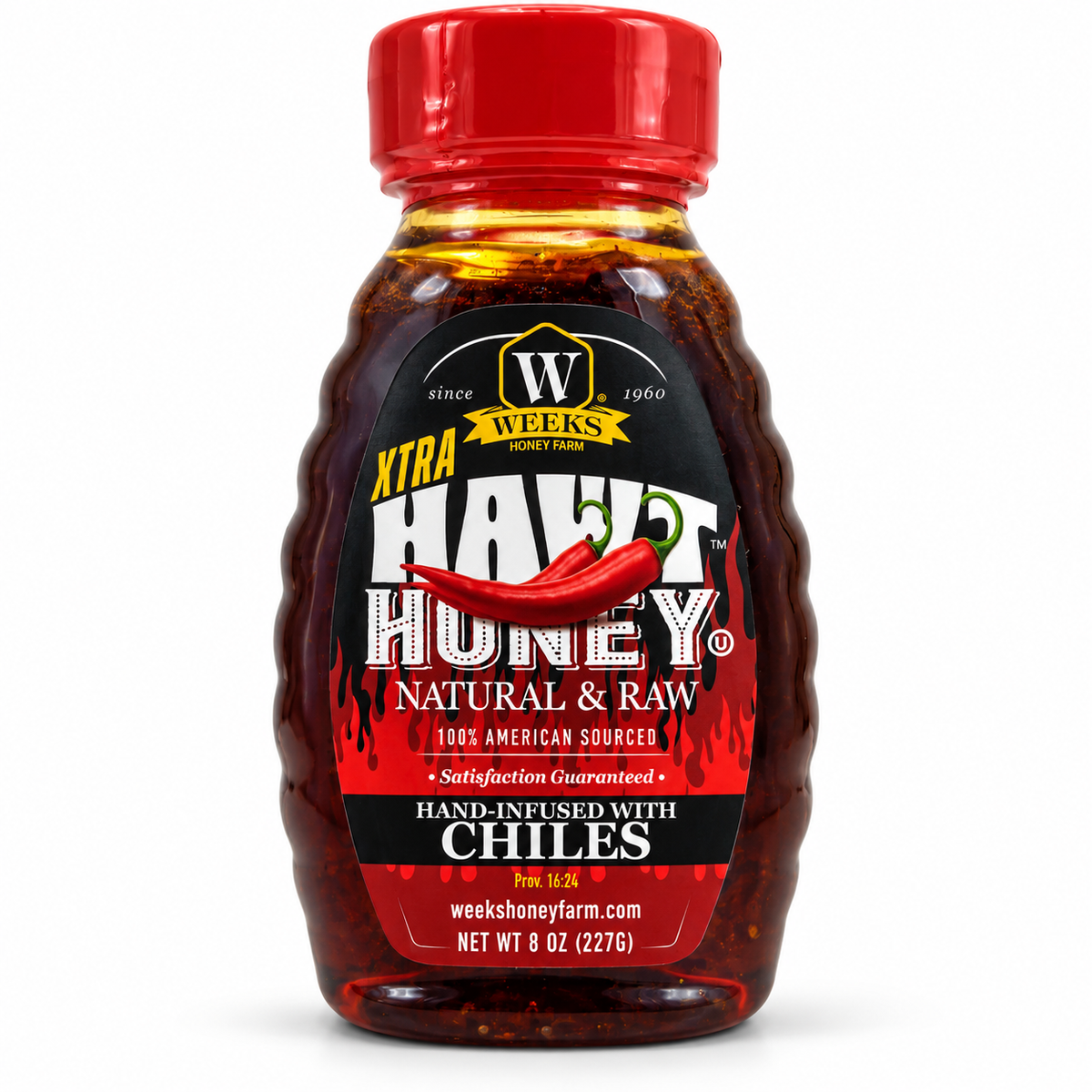HAWT Hot Honey | Raw Honey Infused with Chiles