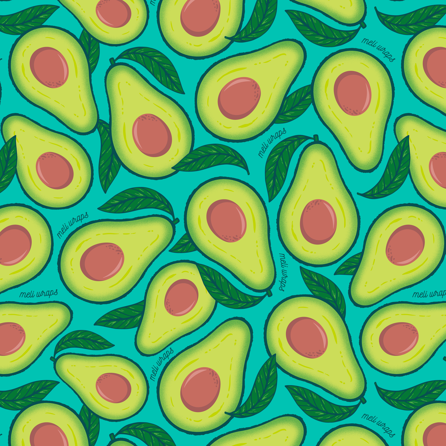 Avocado Swedish Dish Cloth Set of 3
