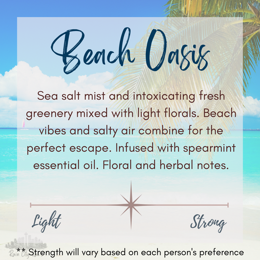 Beach Oasis 8 oz Signature Candle | LAST CHANCE