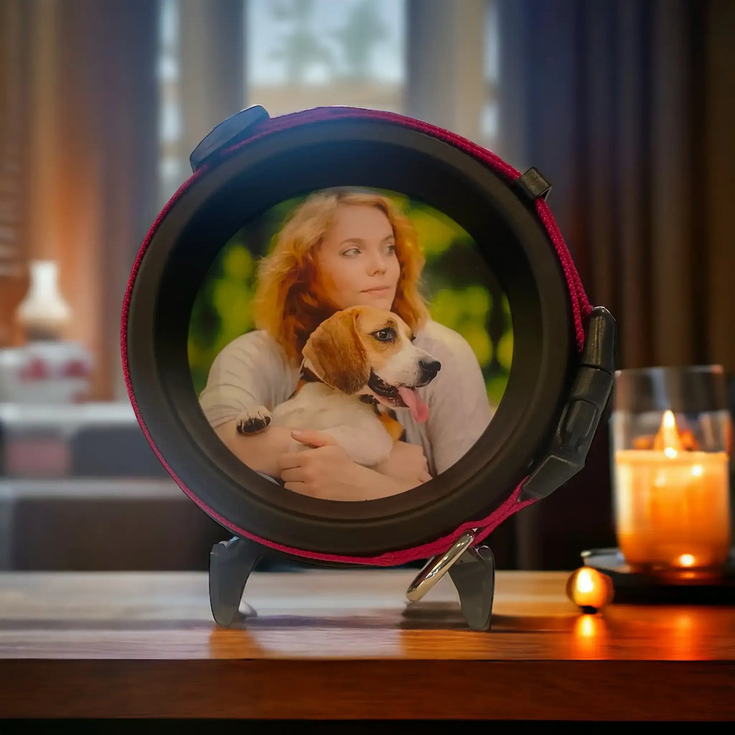 Medium Dog Collar Frame and Stand Bundle | "The Beagle" Resin