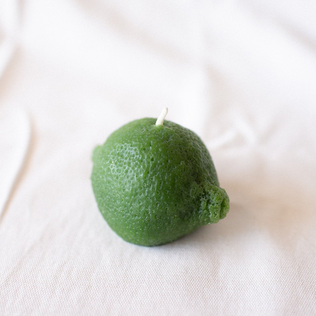Beeswax Lime Candle