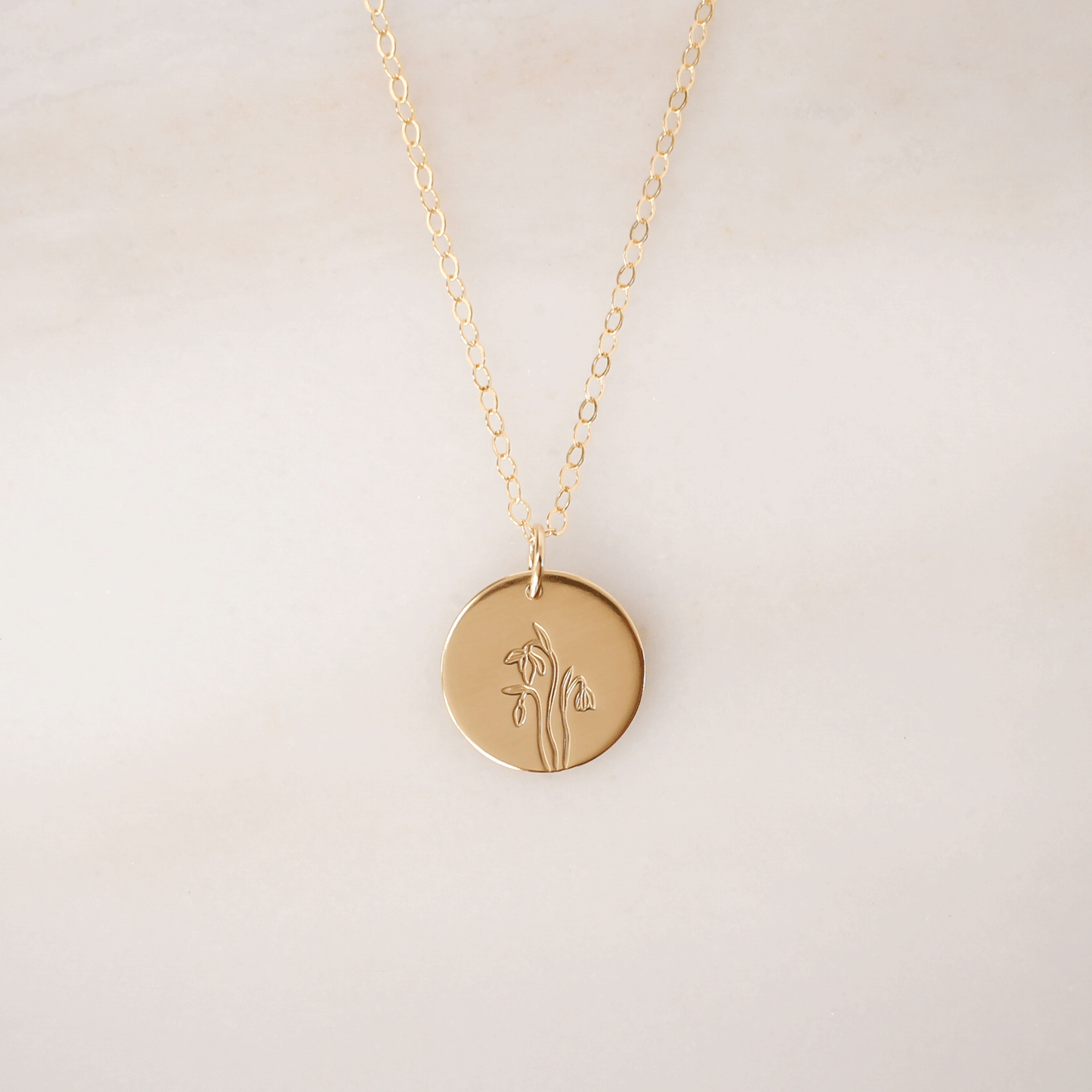 October Birth Flower Necklace • Cosmo