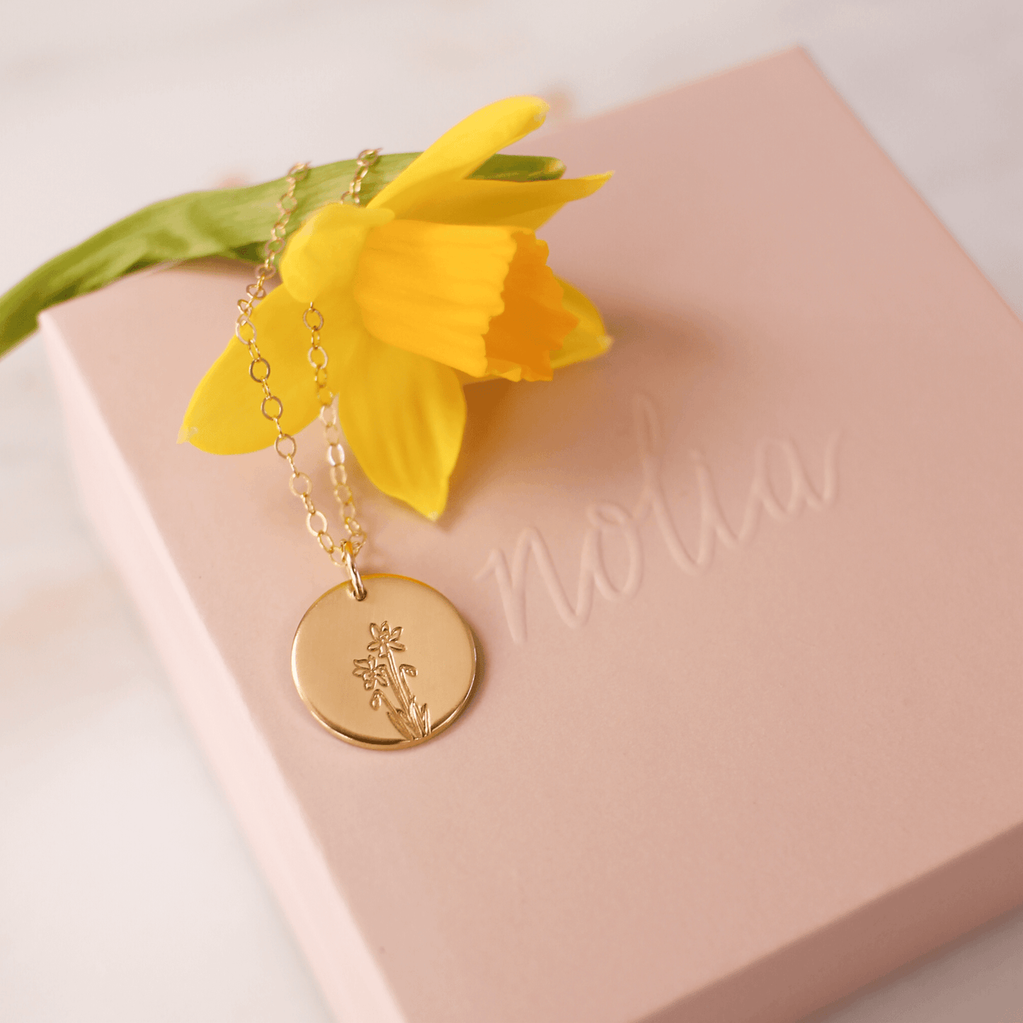 October Birth Flower Necklace • Cosmo