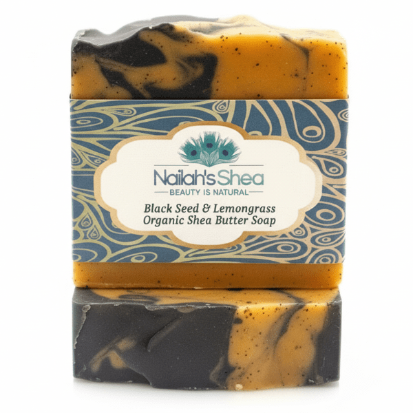 Black Seed and Lemongrass Shea Butter Soap