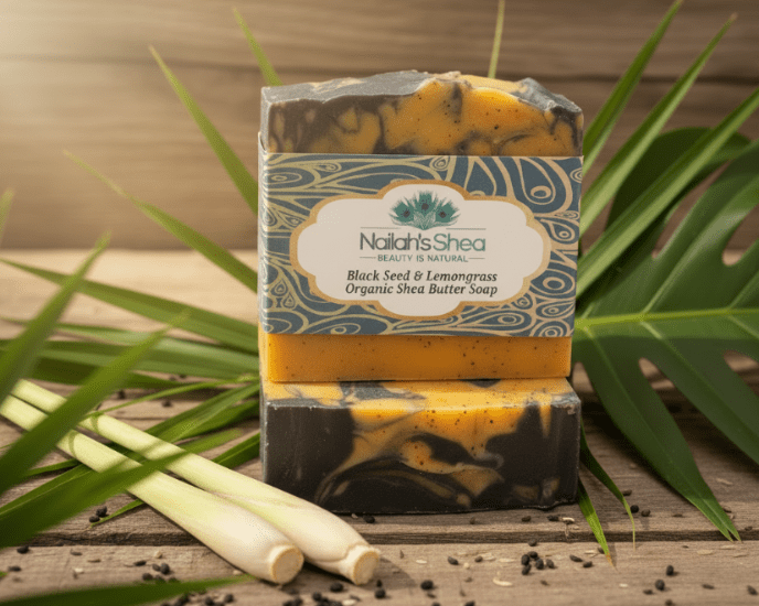 Black Seed and Lemongrass Shea Butter Soap