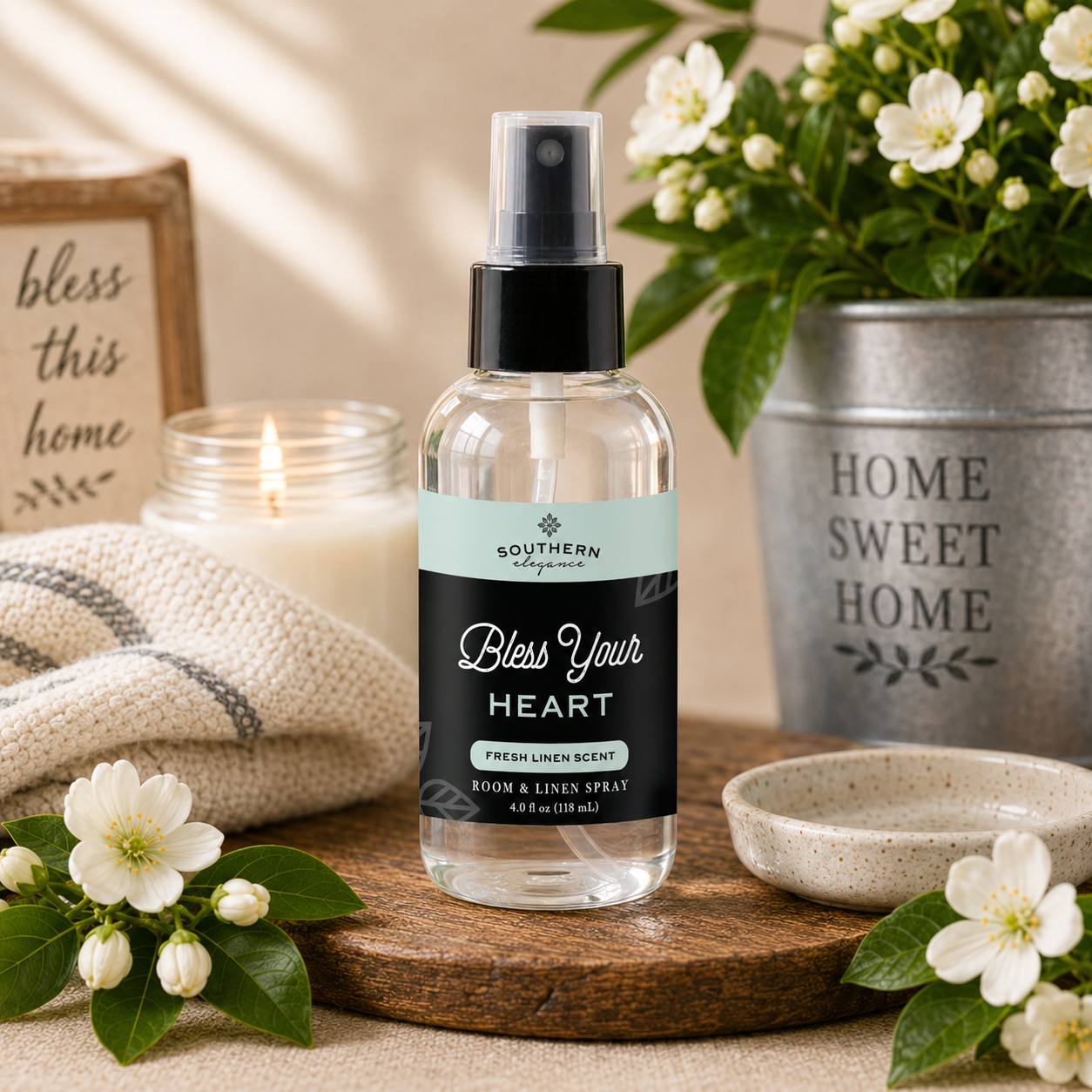 4 oz Room & Linen Spray: Southern Sayings Collection