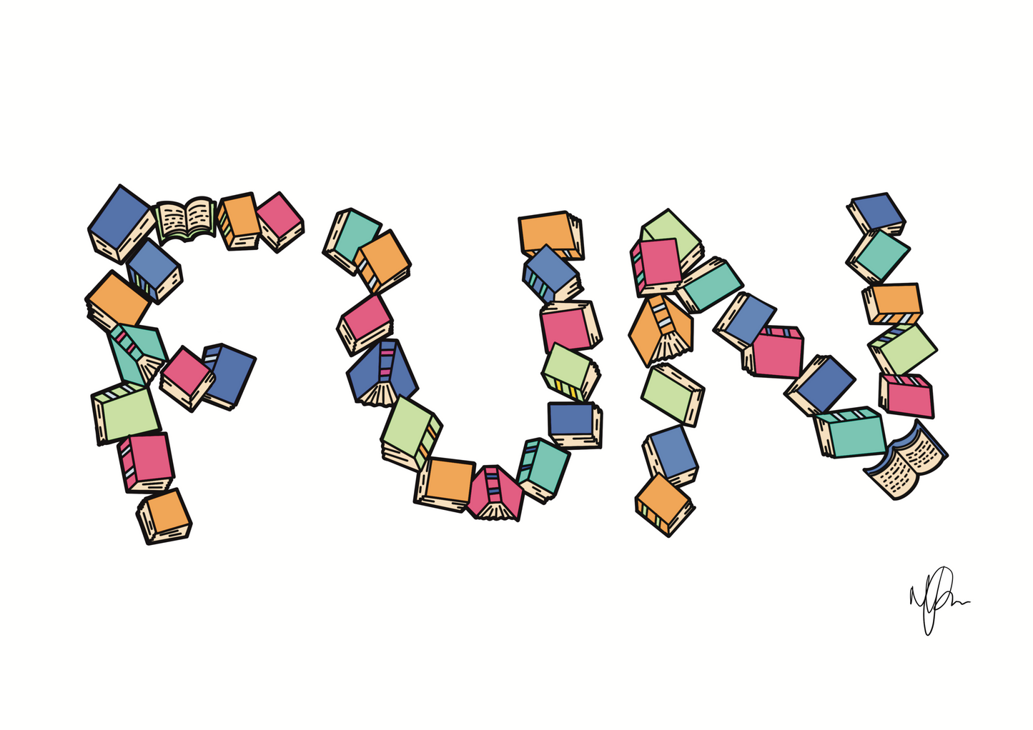 Books Are Fun! Print