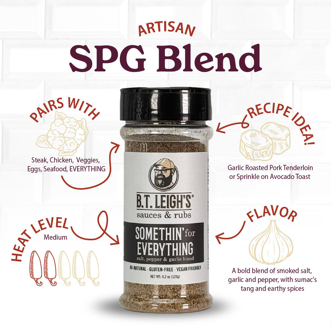 All Purpose Salt, Pepper,  & Garlic Seasoning