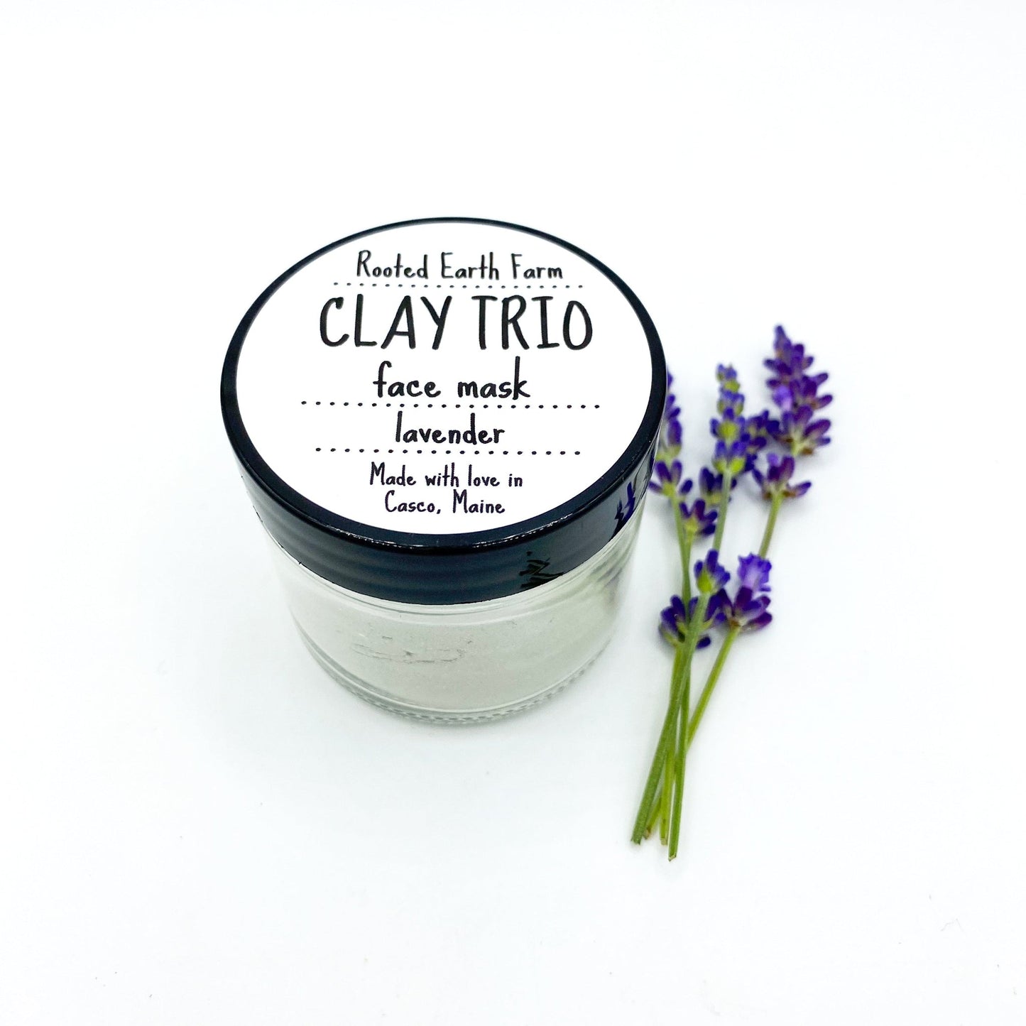 Lavender Clay Trio Face Mask
