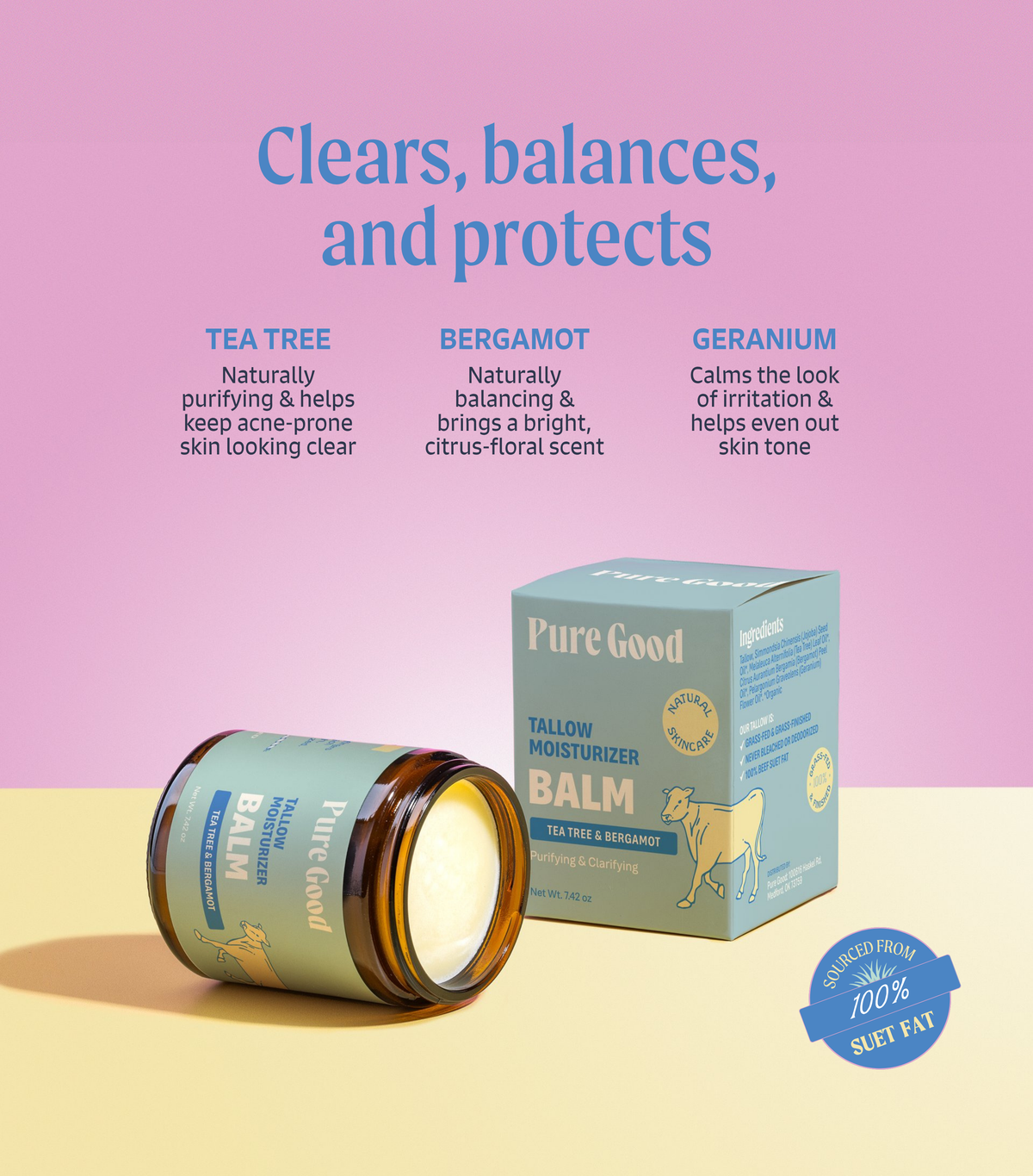 Tea Tree & Bergamot · Tallow Balm