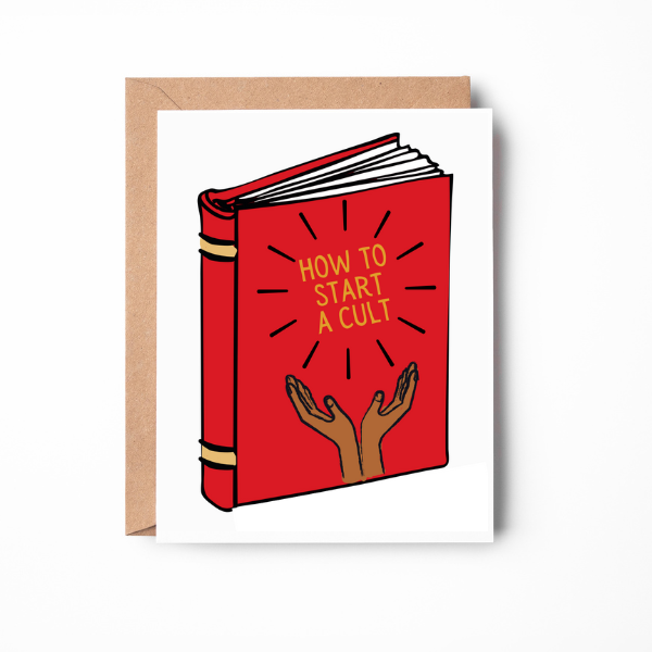 How to Start a Cult  Greeting Card