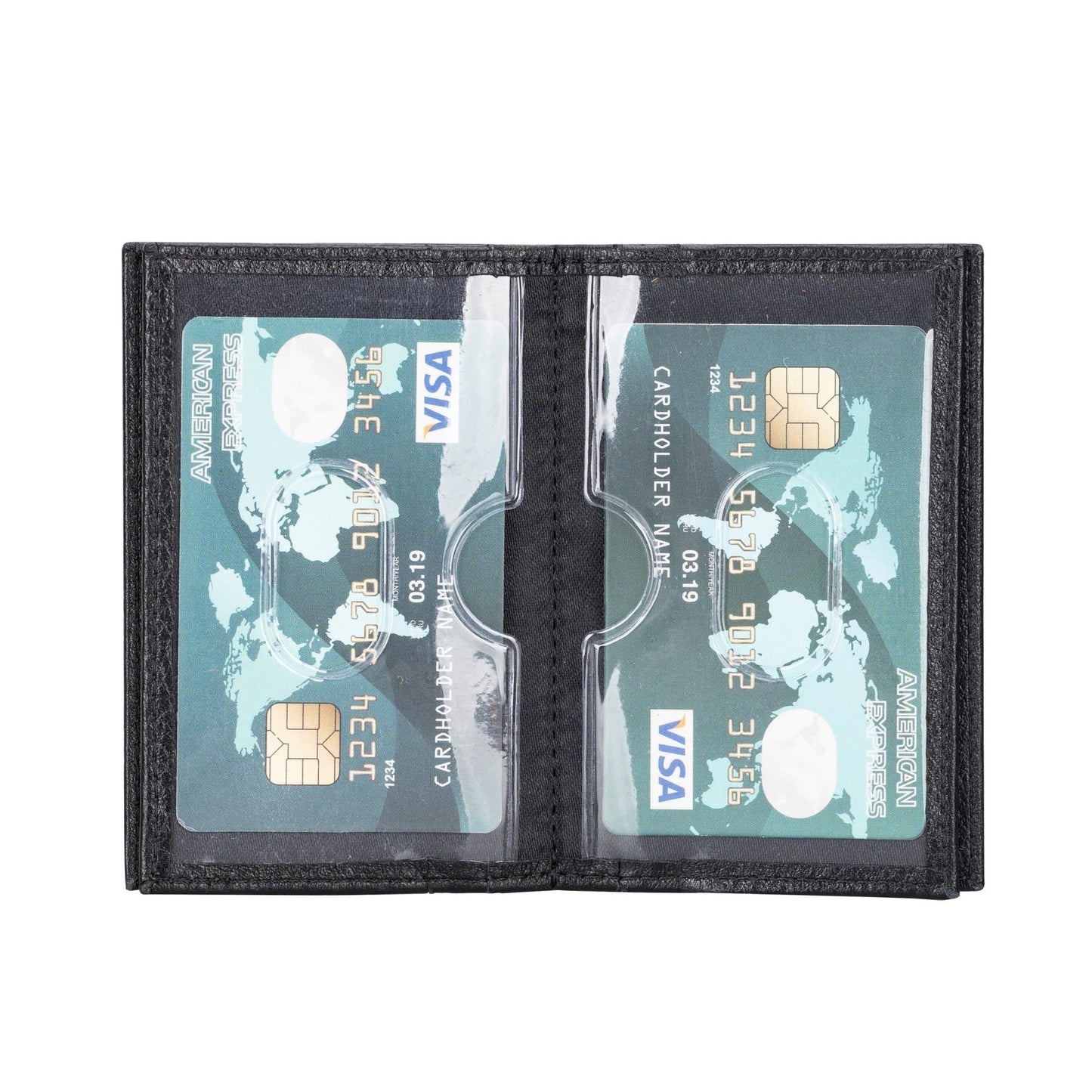 Denver Luxury Full-Grain Leather Cardholder for Men