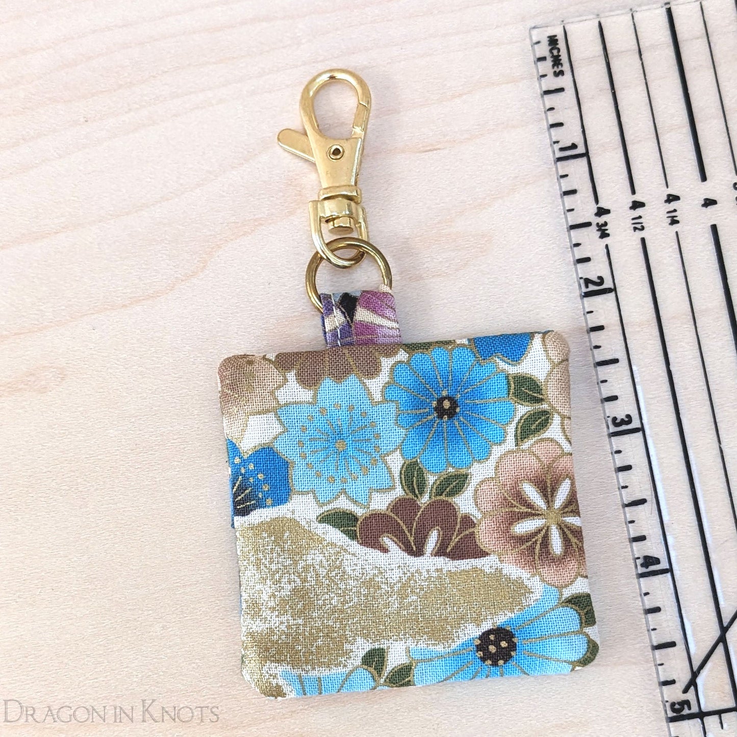 Floral Keychain Pouch