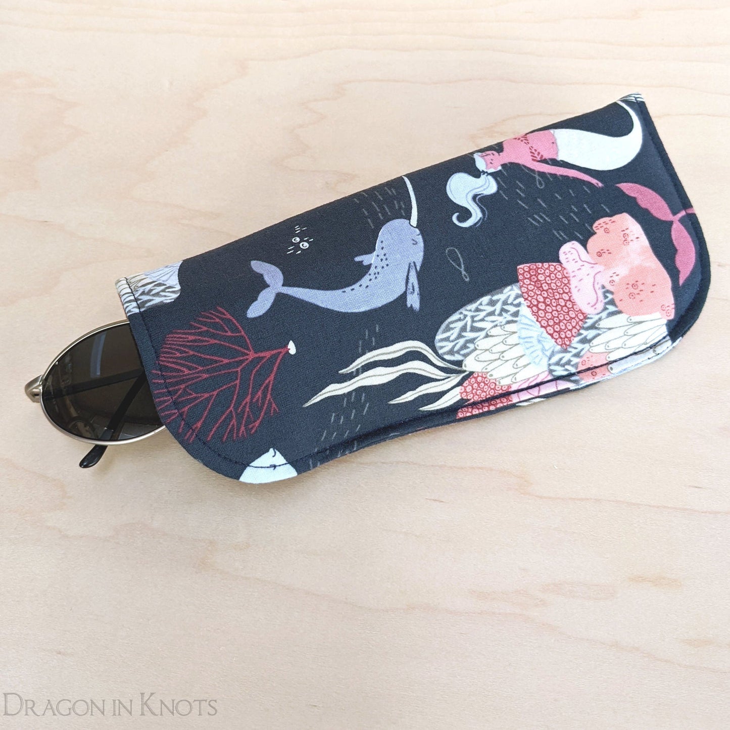 Ocean Animals Soft Eyeglass Case - S M