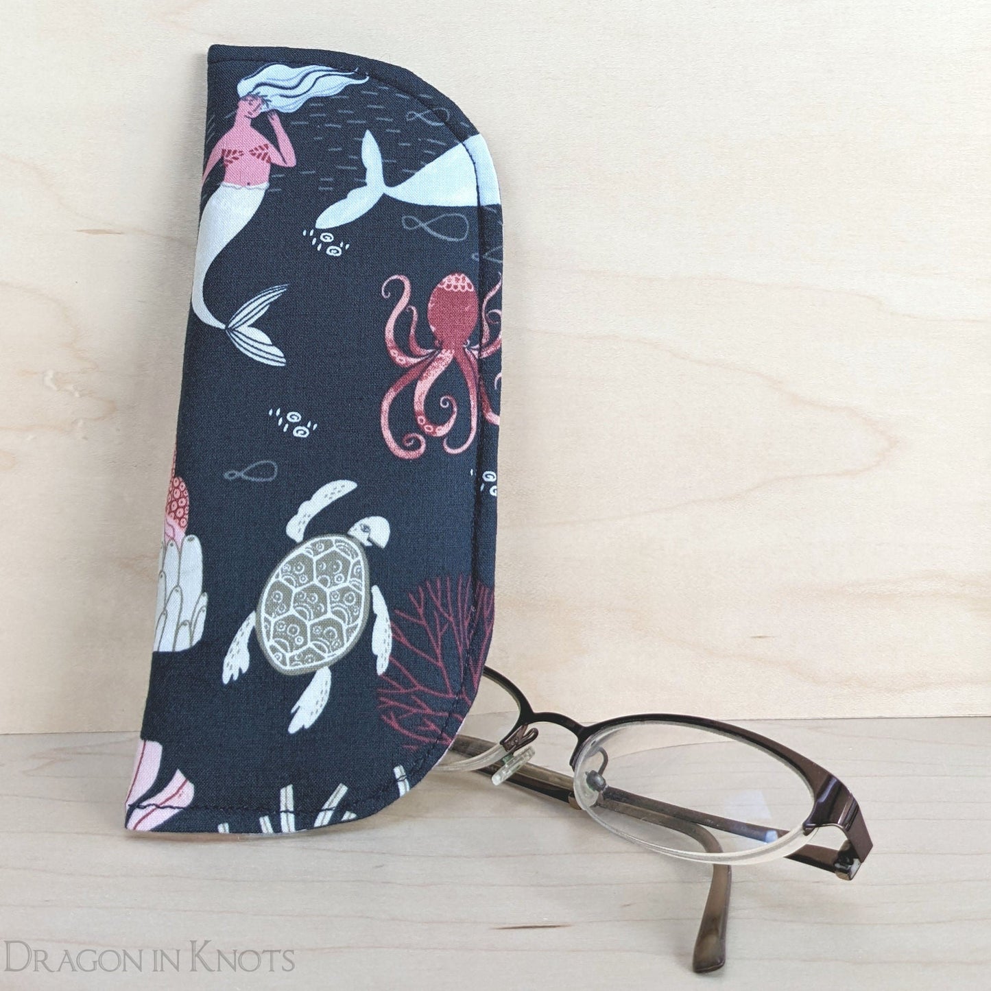 Ocean Animals Soft Eyeglass Case - S M