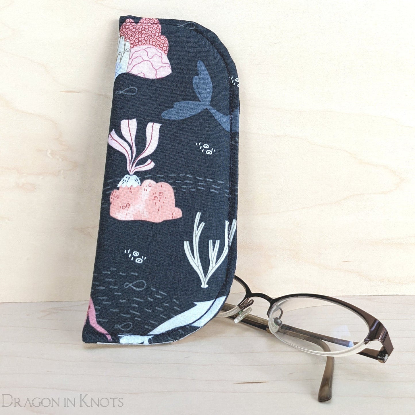 Ocean Animals Soft Eyeglass Case - S M