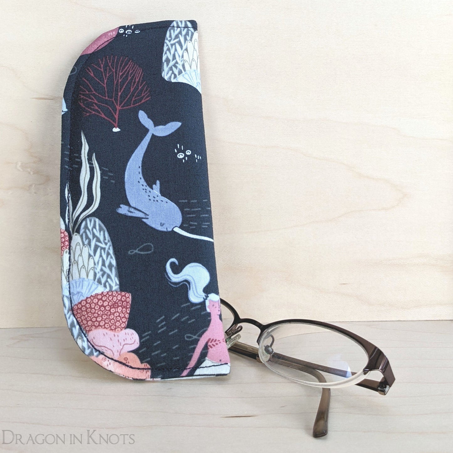 Ocean Animals Soft Eyeglass Case - S M