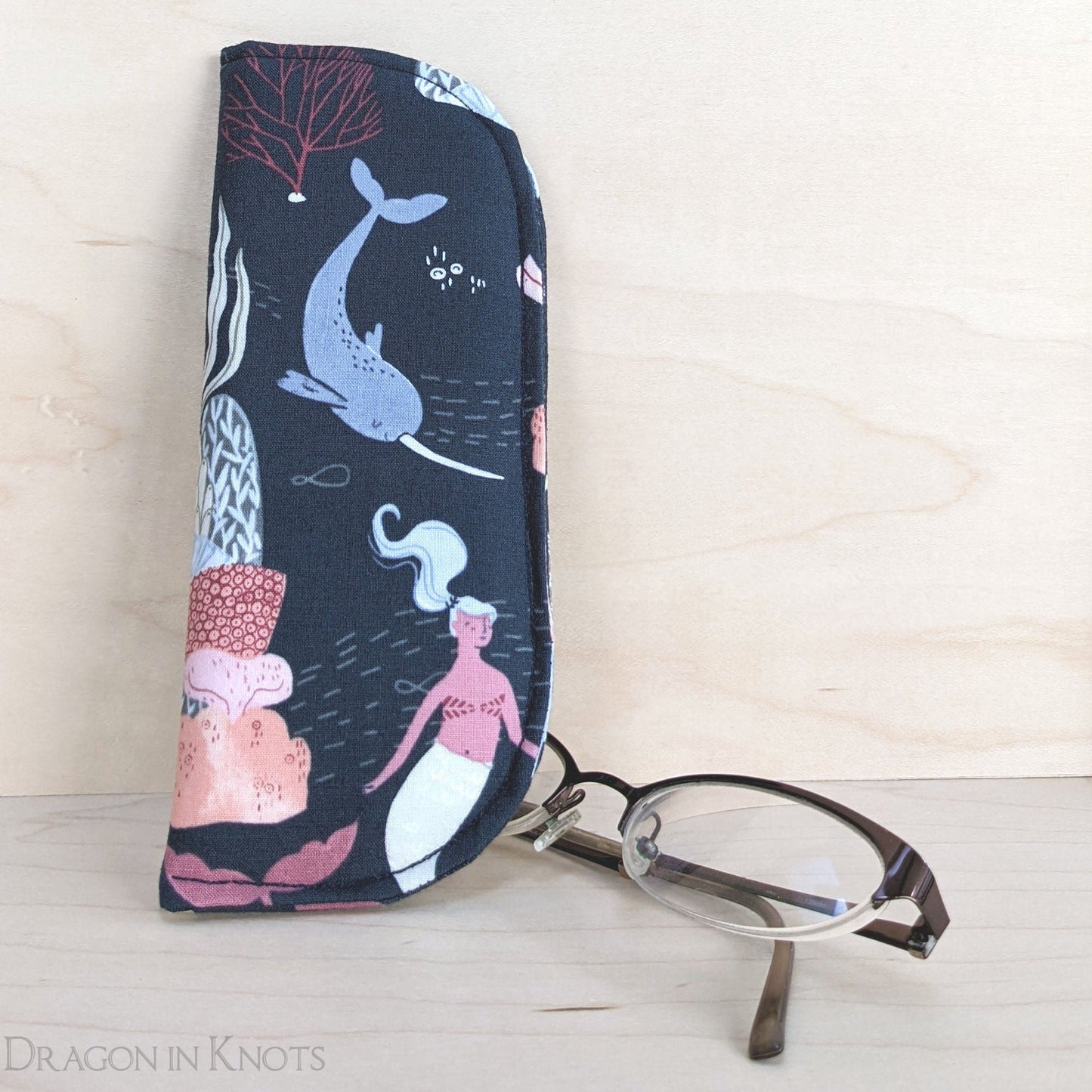 Ocean Animals Soft Eyeglass Case - S M