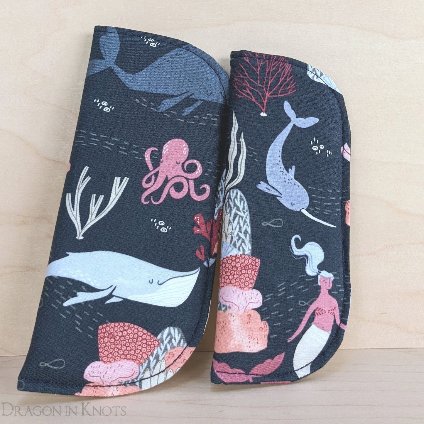 Ocean Animals Soft Eyeglass Case - S M