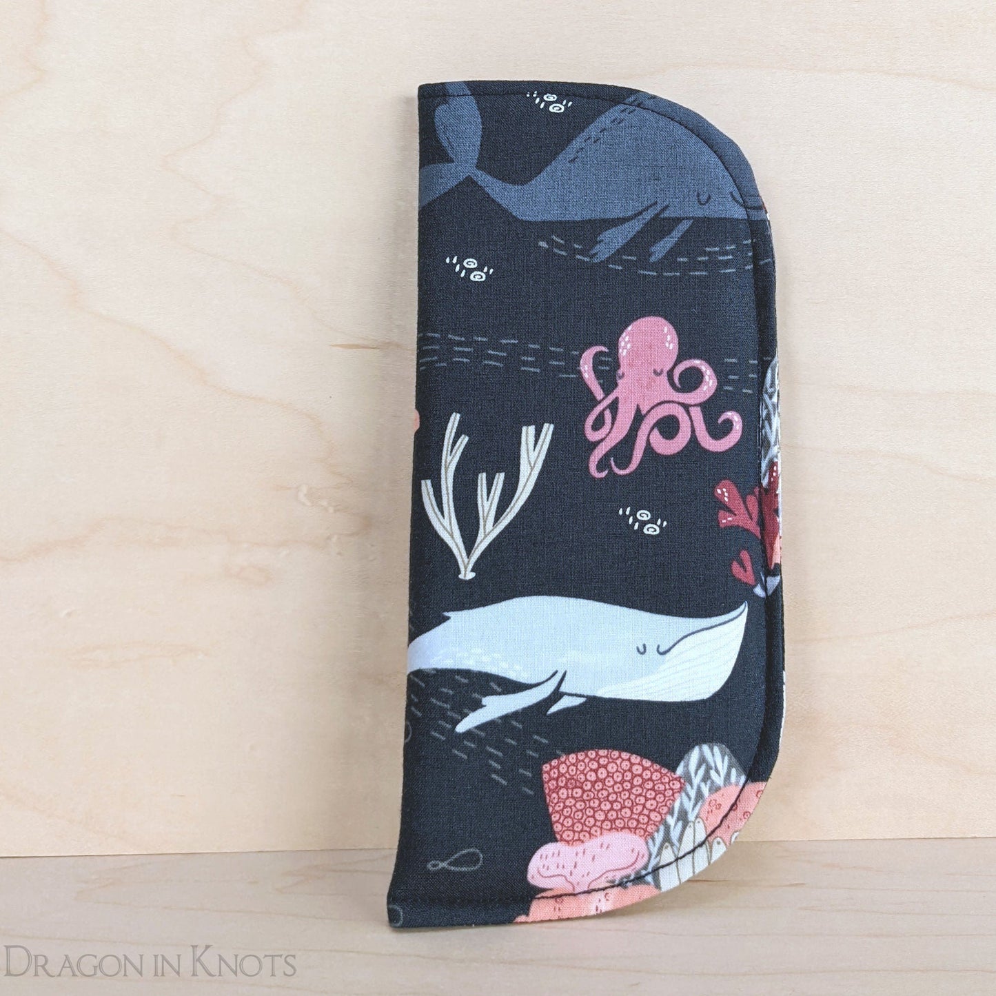 Ocean Animals Soft Eyeglass Case - S M