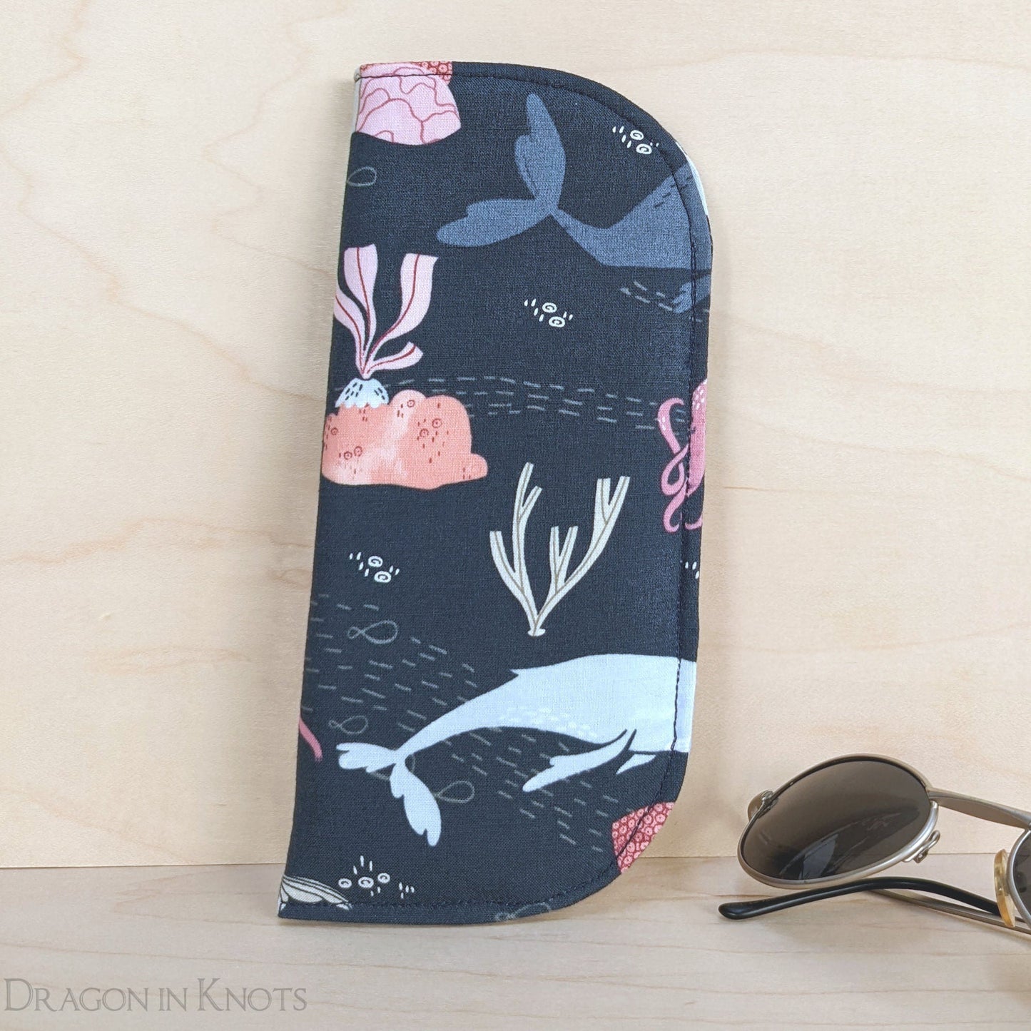 Ocean Animals Soft Eyeglass Case - S M