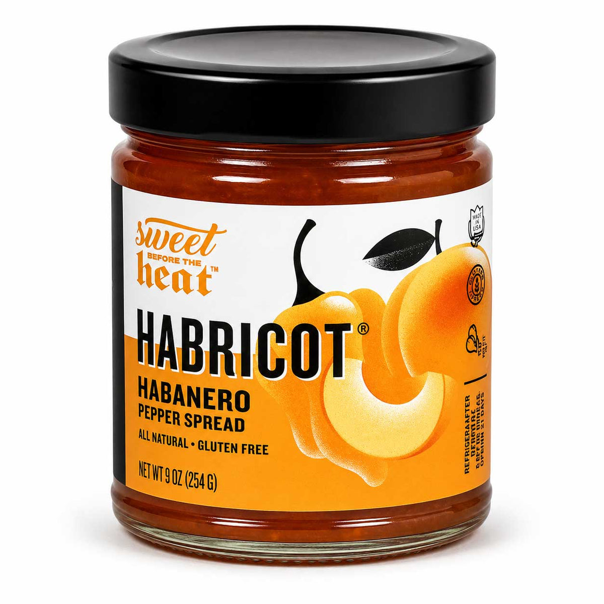 SALE CLOSE DATED | Habricot Pepper Spread | 9 oz | Gluten Free | Chili Dawg's Foods of Fire