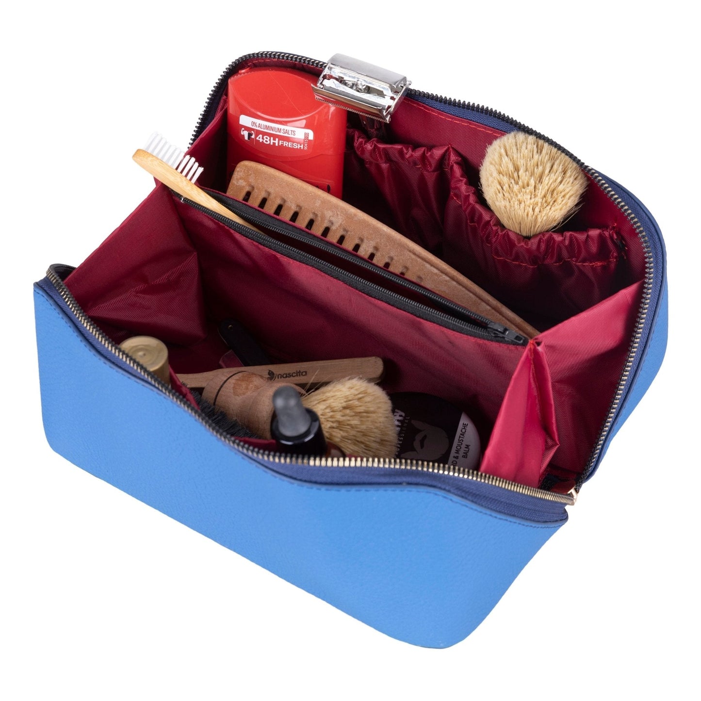 Haines Leather Cosmetic Bag – Stylish & Durable Makeup Bag for Travel