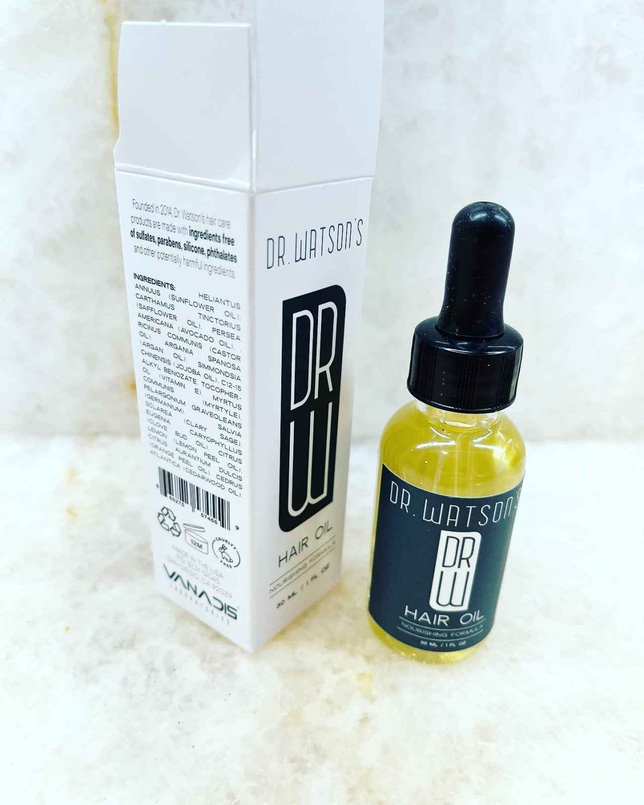 Dr. Watson's | Hair Oil | Nourishing and Moisturizing | 1 Oz