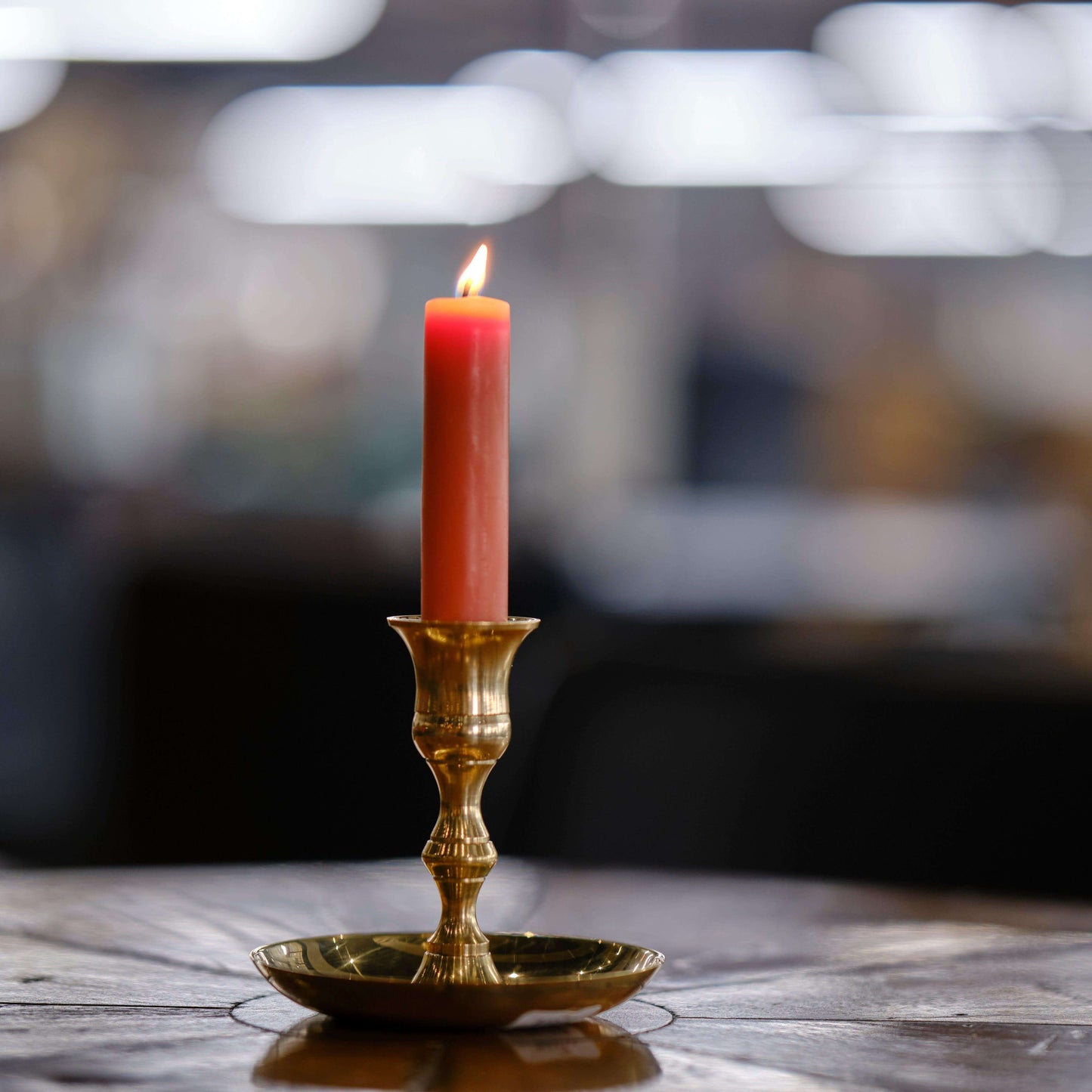 Beeswax Taper Candles - Hand-Dipped - 1 Pair