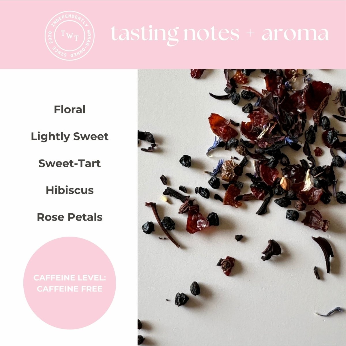 Hibiscus Rose Mini Tea Tube (5 tea bags)