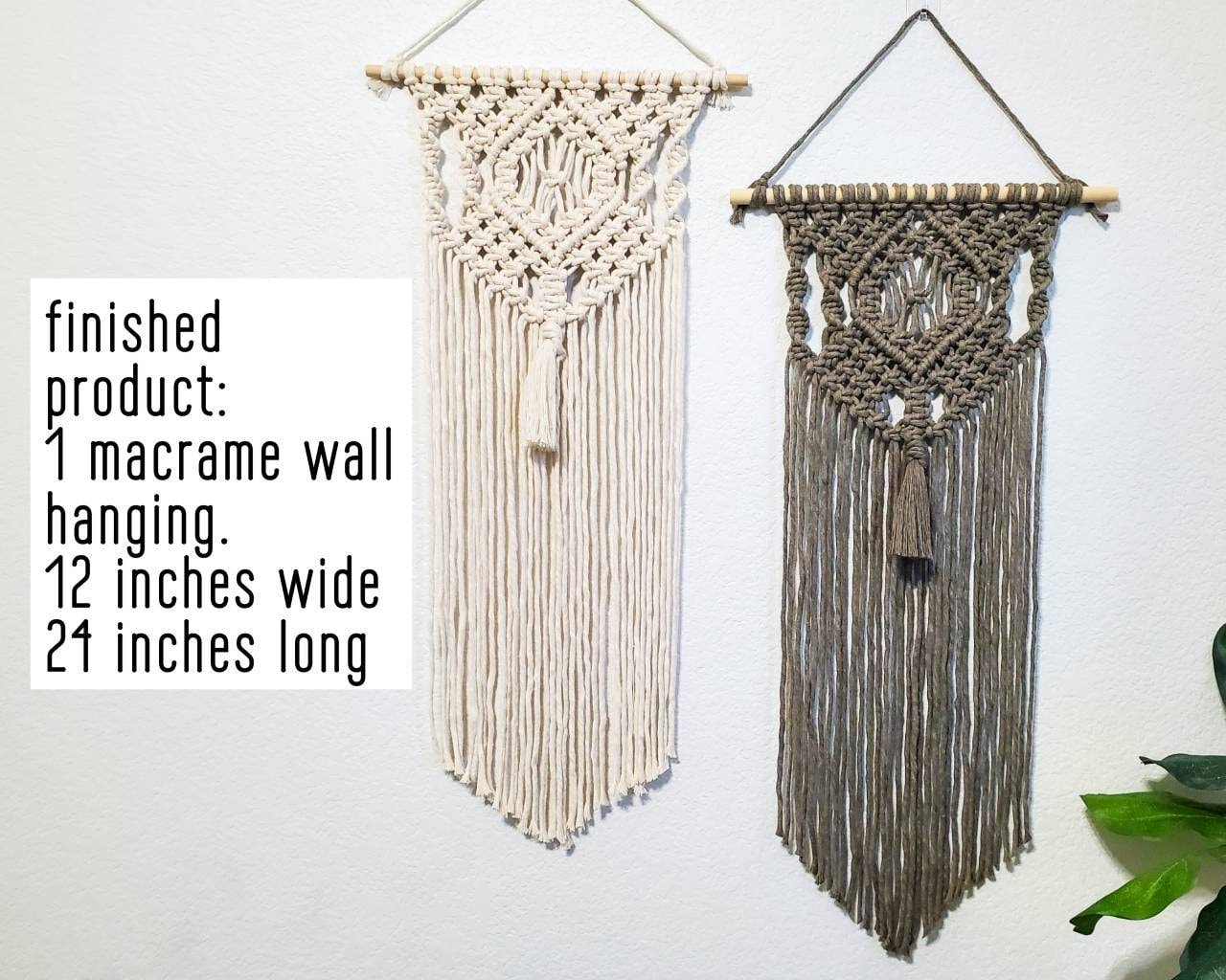 Beginner macrame wall hanging kit