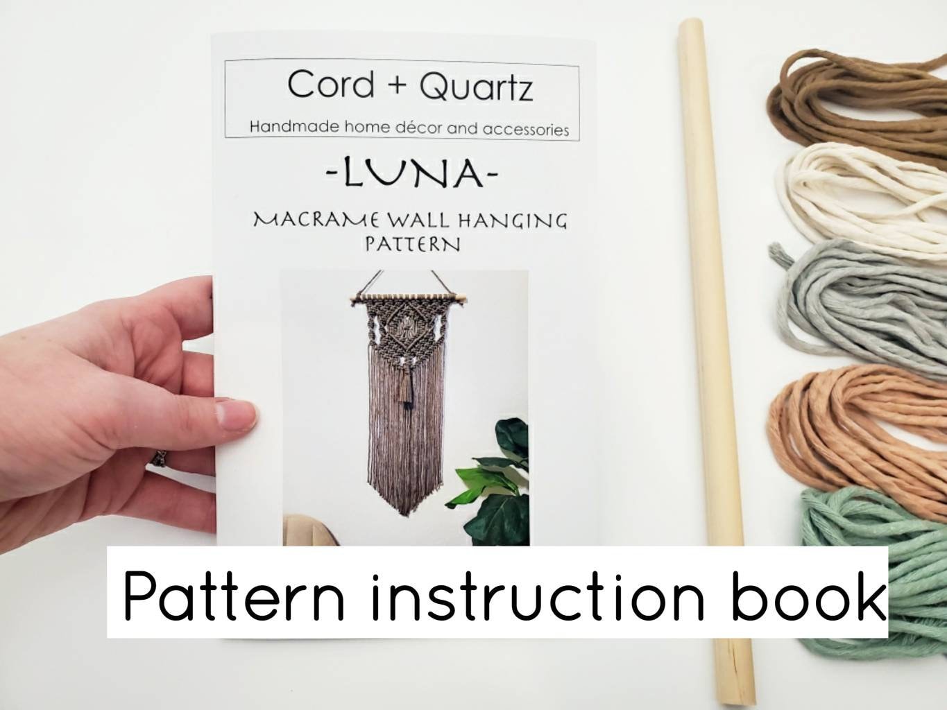 Beginner macrame wall hanging kit