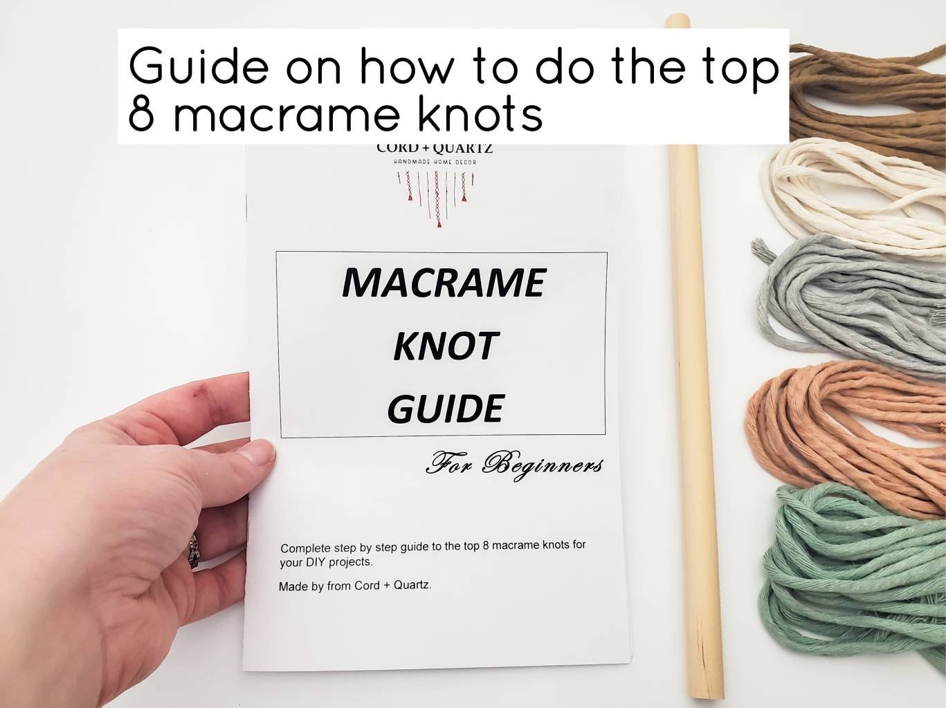Beginner macrame wall hanging kit