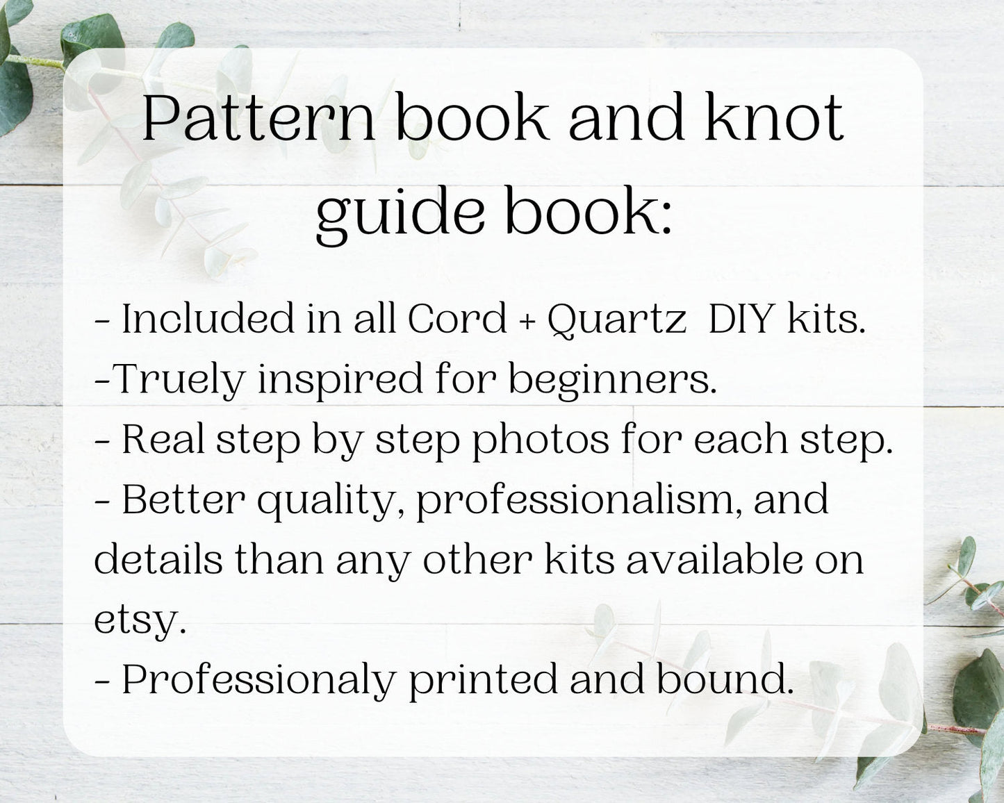 Beginner macrame wall hanging kit