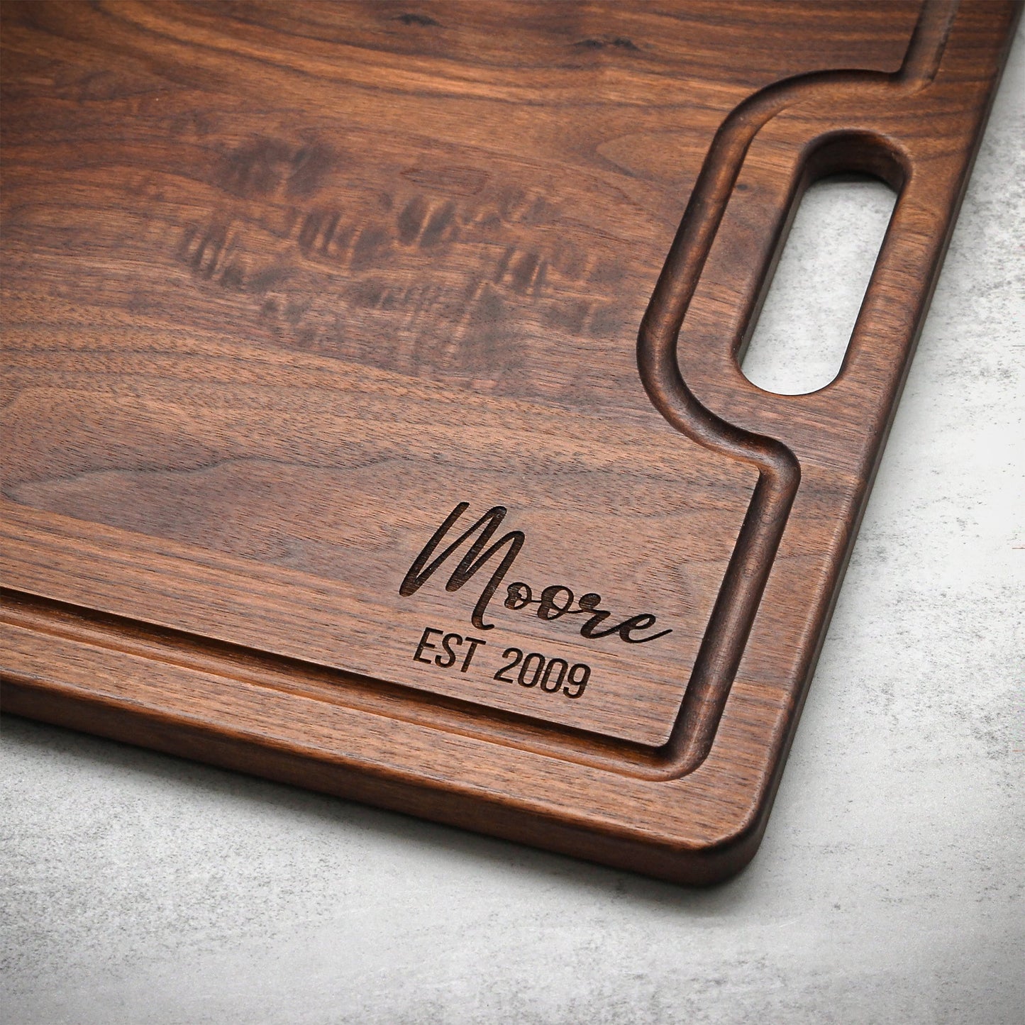 Extra Large Walnut Cutting Board 24" x 18", With Juice Groove, Father's Day Gift, Wedding Gift, Anniversary Gift, 100% Made in the USA