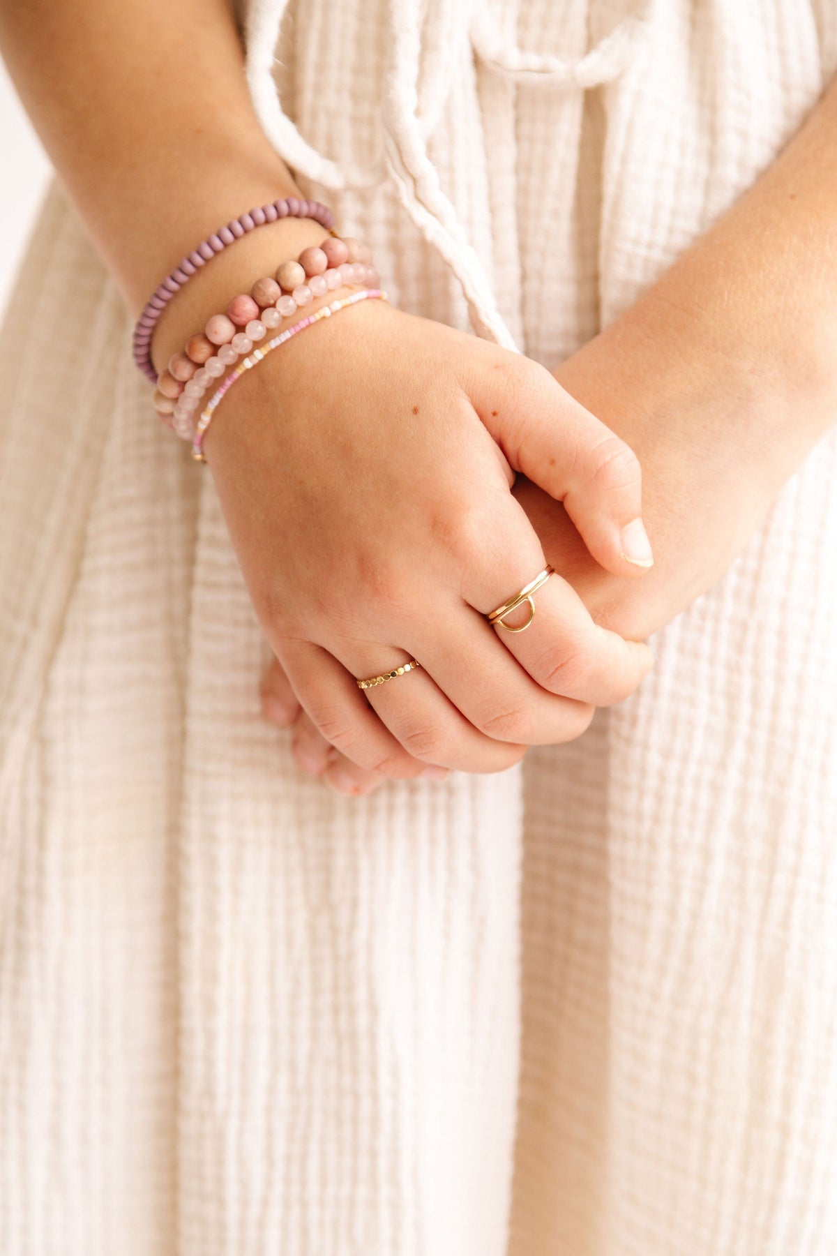 Hammered Stacking Ring