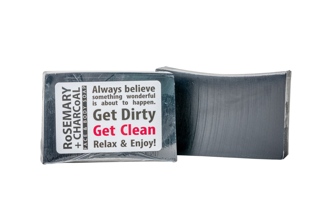 RoSEMARY + CHARCoAL Face & Body Soap | 5 oz.