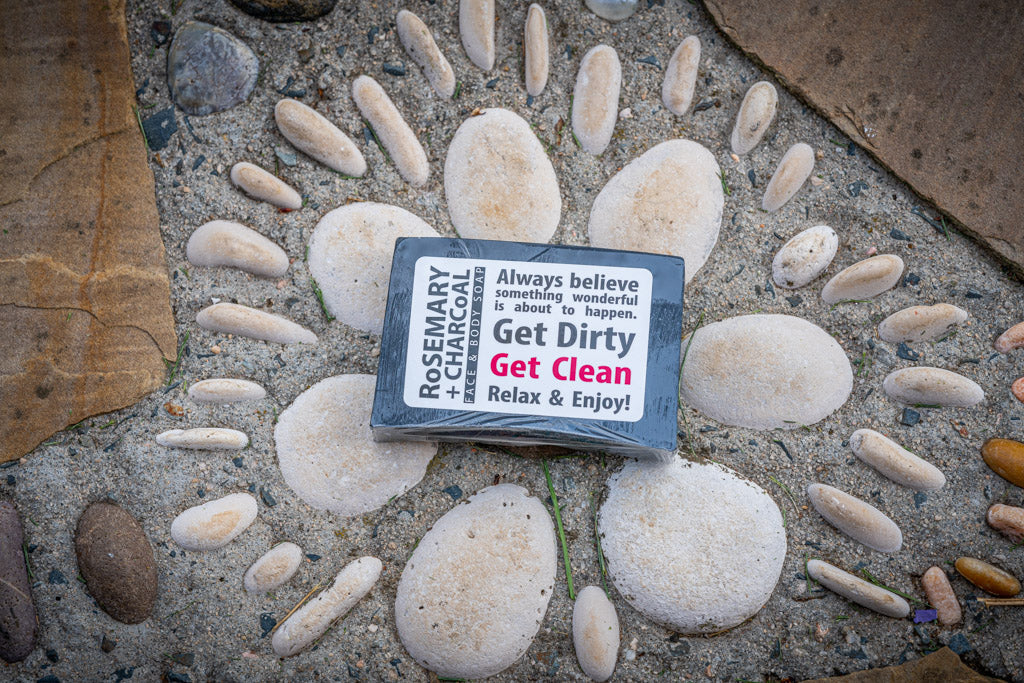 RoSEMARY + CHARCoAL Face & Body Soap | 5 oz.