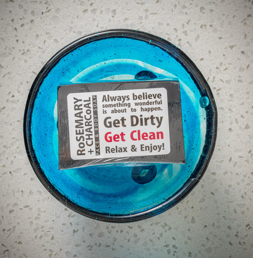 RoSEMARY + CHARCoAL Face & Body Soap | 5 oz.