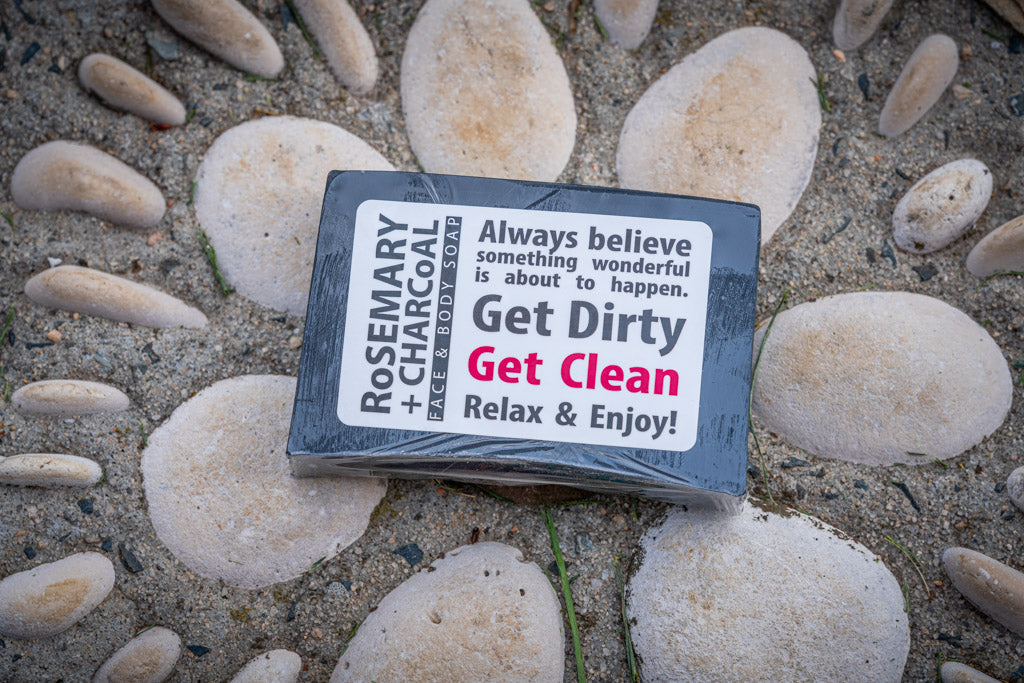 RoSEMARY + CHARCoAL Face & Body Soap | 5 oz.