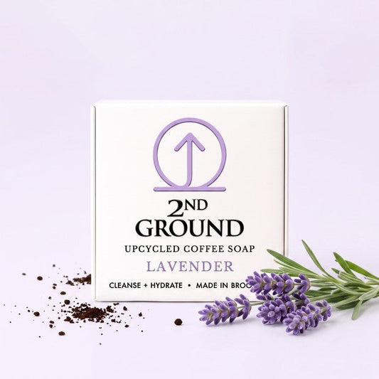 Lavender Coffee Soap — 2-in-1 Exfoliating Bar