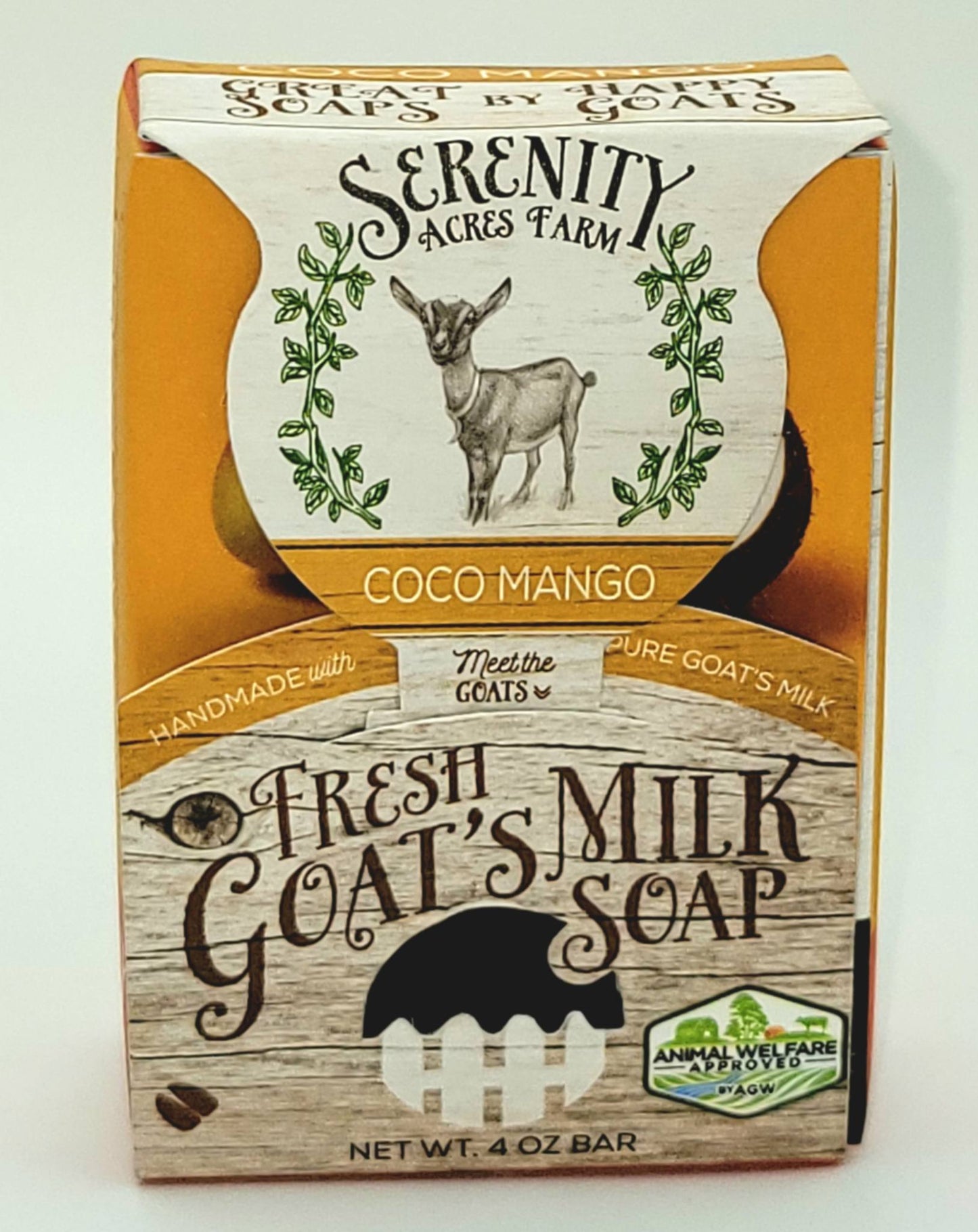 Coco Mango Goat Milk Soap - Tropical Hydration from Serenity Acres Farm™