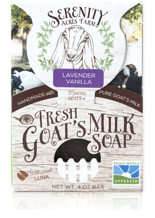 Lavender Vanilla Goat Milk Soap - Relaxing & Creamy from Serenity Acres Farm™
