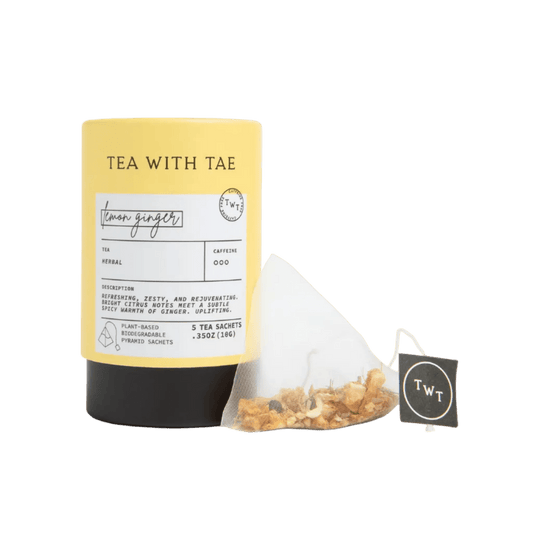 Lemon Ginger Mini Tea Tube (5 tea bags)