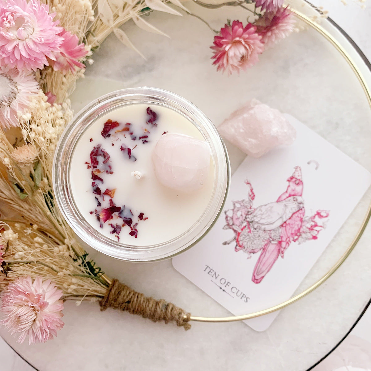 Love Crystal Candle