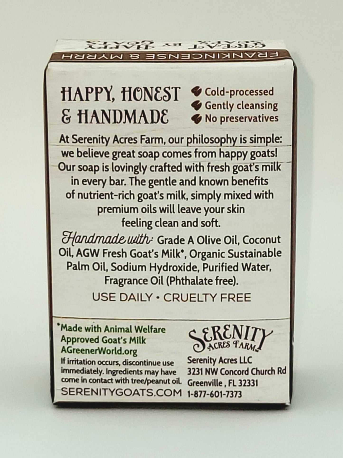 Southern Gentleman Goat Milk Soap - Clean & Masculine Scent from Serenity Acres Farm™
