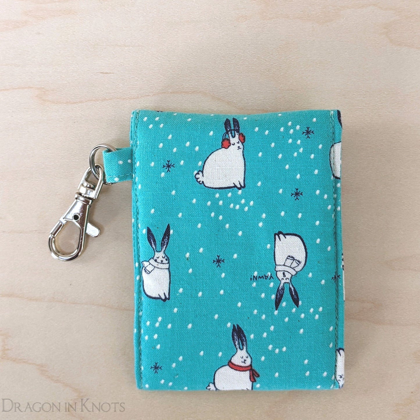 Snow Bunny Mini Essentials Pouch for Lip Balm and ID Card