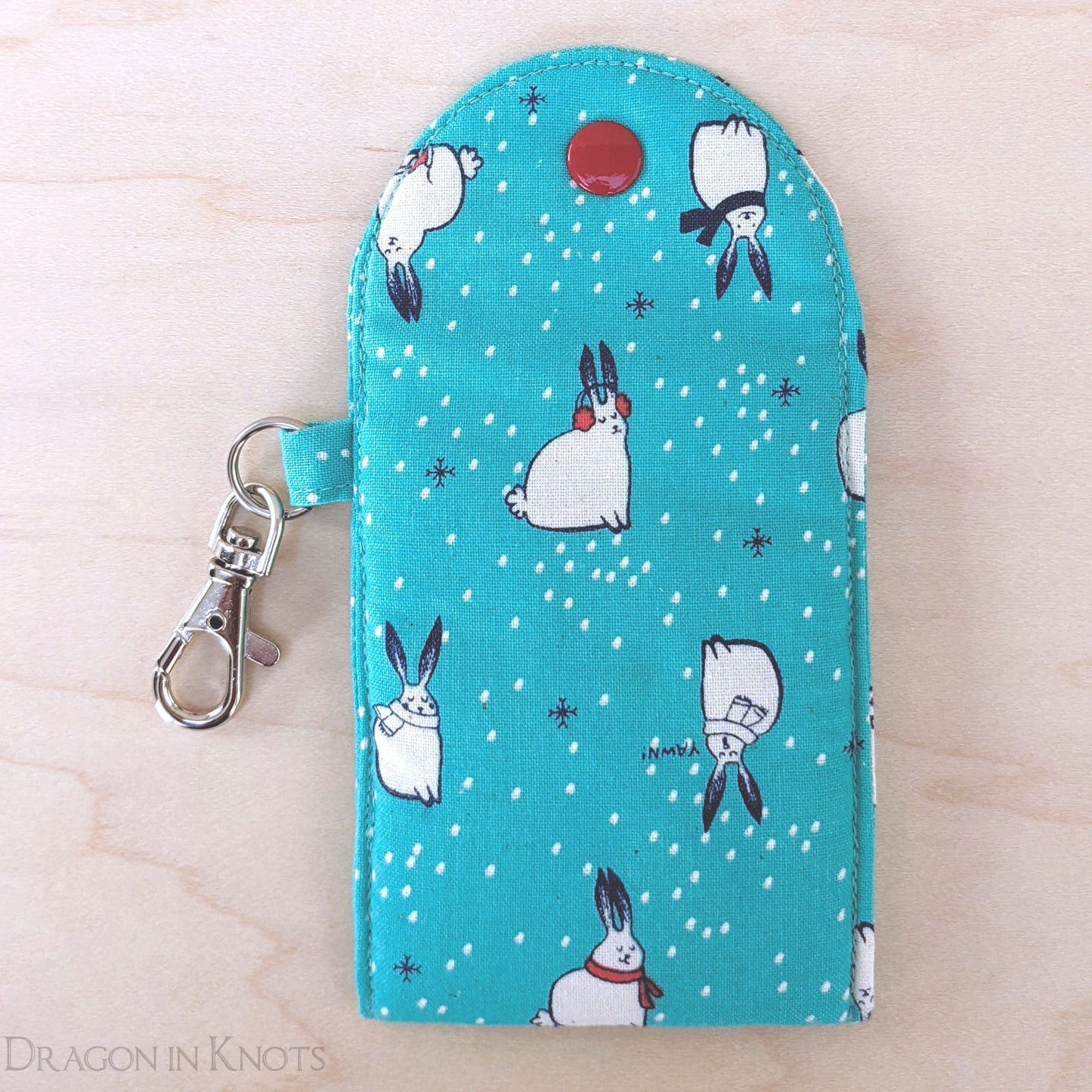 Snow Bunny Mini Essentials Pouch for Lip Balm and ID Card