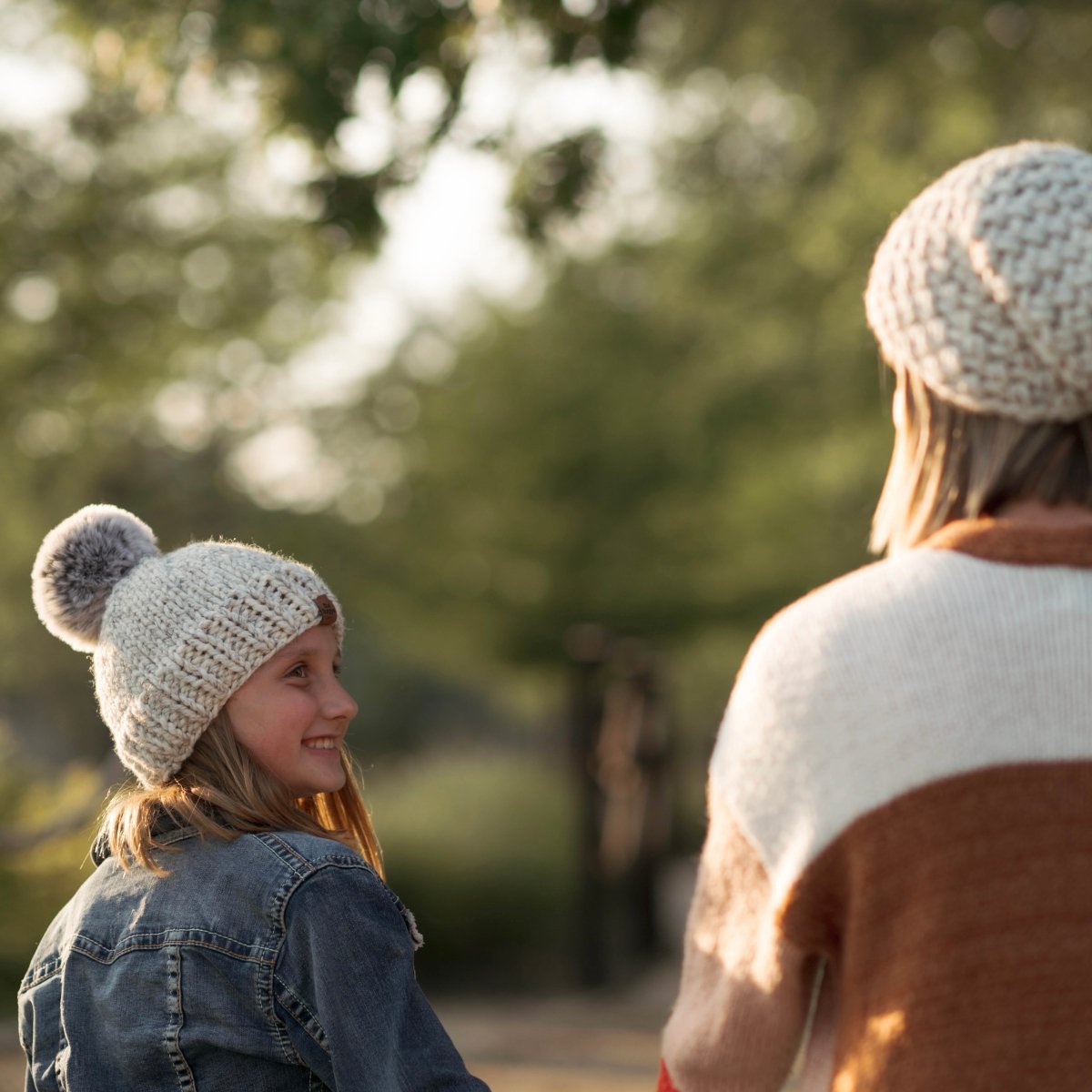 Crochet Slouch Hat | Neutral Slouchy Beanie